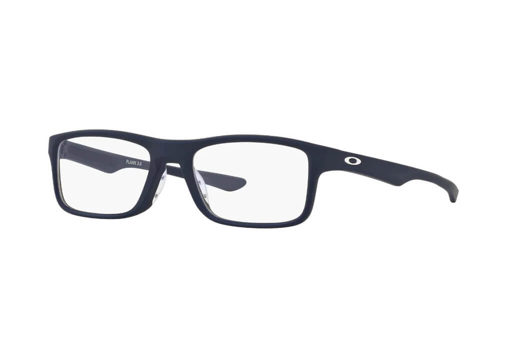 Marco de lente óptico Oakley OX8081. Marco óptico más cristales incluidos. Lente para hombre. Lente para cara redonda, cuadrada, rectangular, ovalada, triangular, corazón. Lente con filtro de luz de azul.