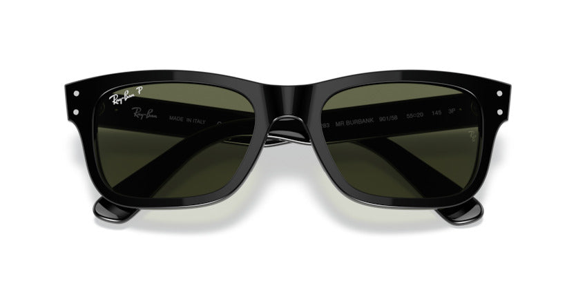 RAY-BAN BURBANK RB2283 -S55 (Polished Black Polarized)