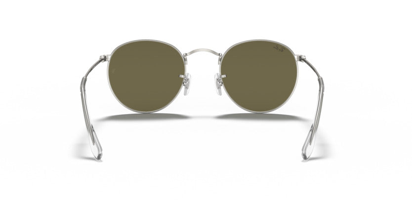 RAY-BAN ROUND FLASH LENSES RB3447 -S50 (Matte Silver)