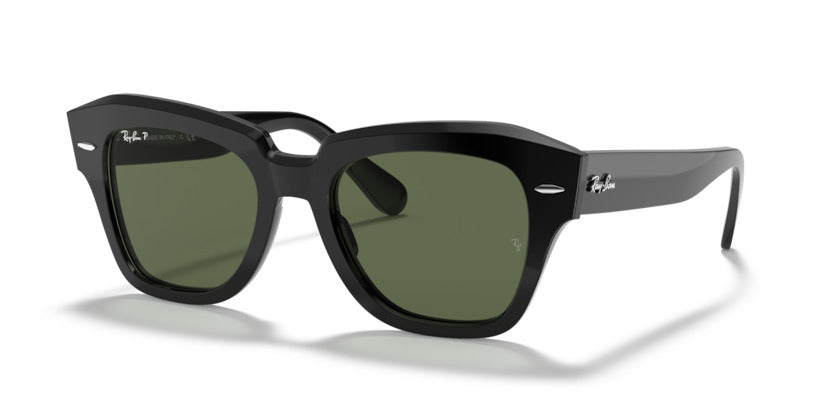 RAY-BAN STATE STREET RB2186 -S52 (Polished Black Polarized)