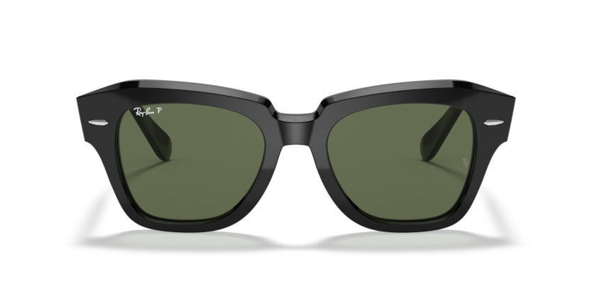 RAY-BAN STATE STREET RB2186 -S52 (Polished Black Polarized)