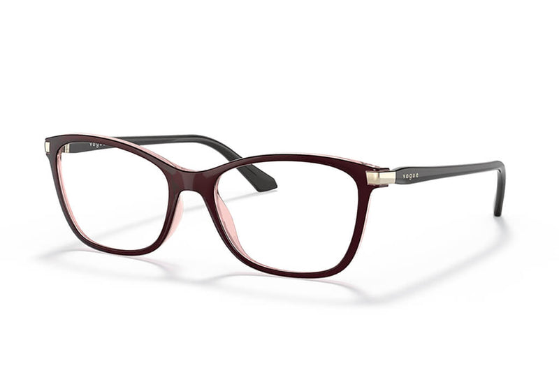 Marco de lente óptico Vogue VO5378. Marco óptico más cristales incluidos. Lente para mujer. Lente para cara redonda, cuadrada, rectangular, ovalada, triangular, corazón. Lente con filtro de luz de azul.