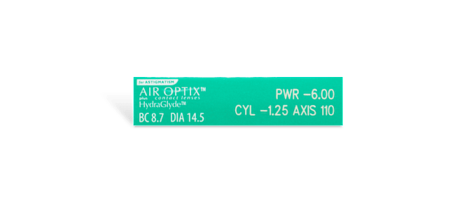 Air Optix Plus HydraGlyde Astigmatismo (tórico)
