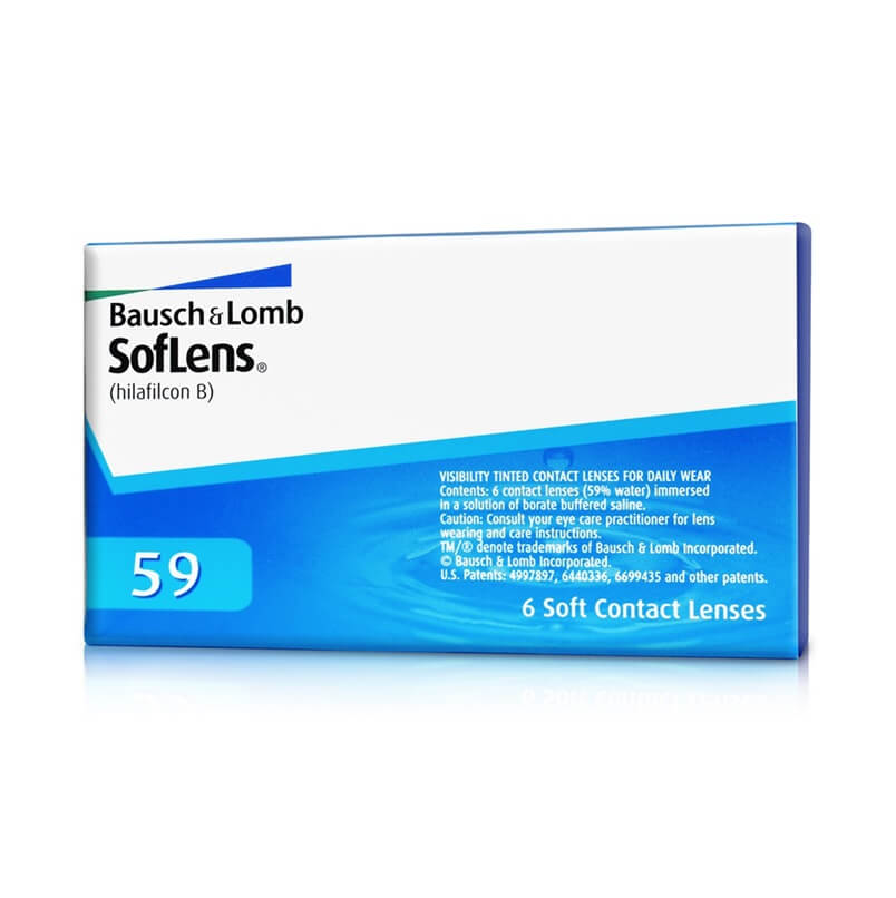 Lentes de contacto Soflens59 del Laboratorio Bausch&Lomb. Miopía o Hipermetropía. Optica Online Optisalud. Lentes de Contacto Chile, Temuco, Santiago, Concepción, Antofagasta, Talcahuano, Puerto Montt, Temuco.