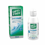 Optifree Puremoist Hydraglyde líquido solución multipropósito para limpieza y desinfección de lentes de contacto blandas de hidrogel de silicona