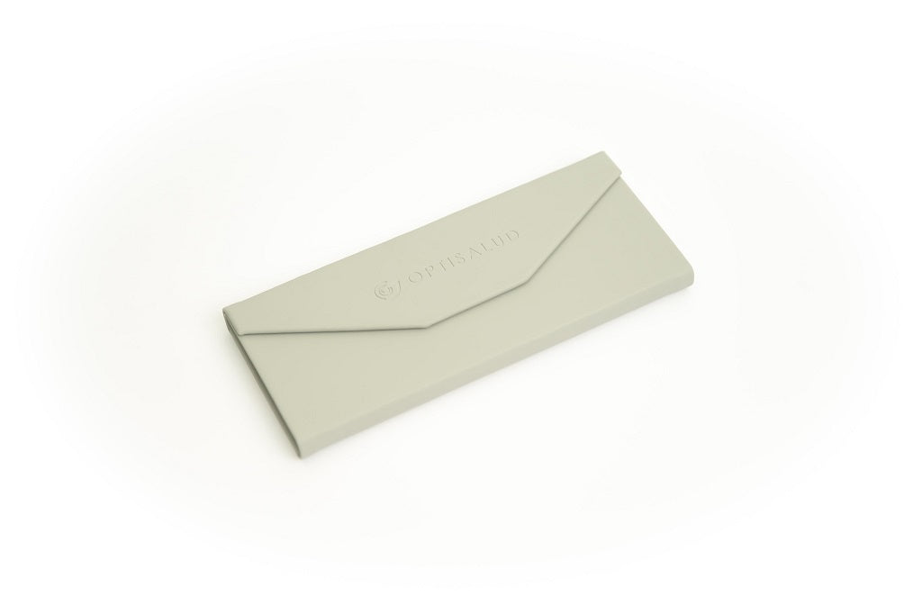 Estuche Magnético Plegable Lentes Ópticos Color Gris, Óptica Online Optisalud, Chile, Temuco, Osorno, Santiago - 2