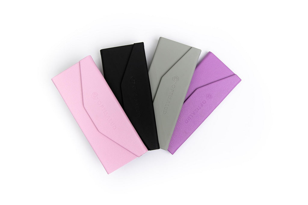 Estuche Magnético Plegable Lentes Ópticos Color Morado, Óptica Online Optisalud, Chile, Temuco, Osorno, Santiago - 3