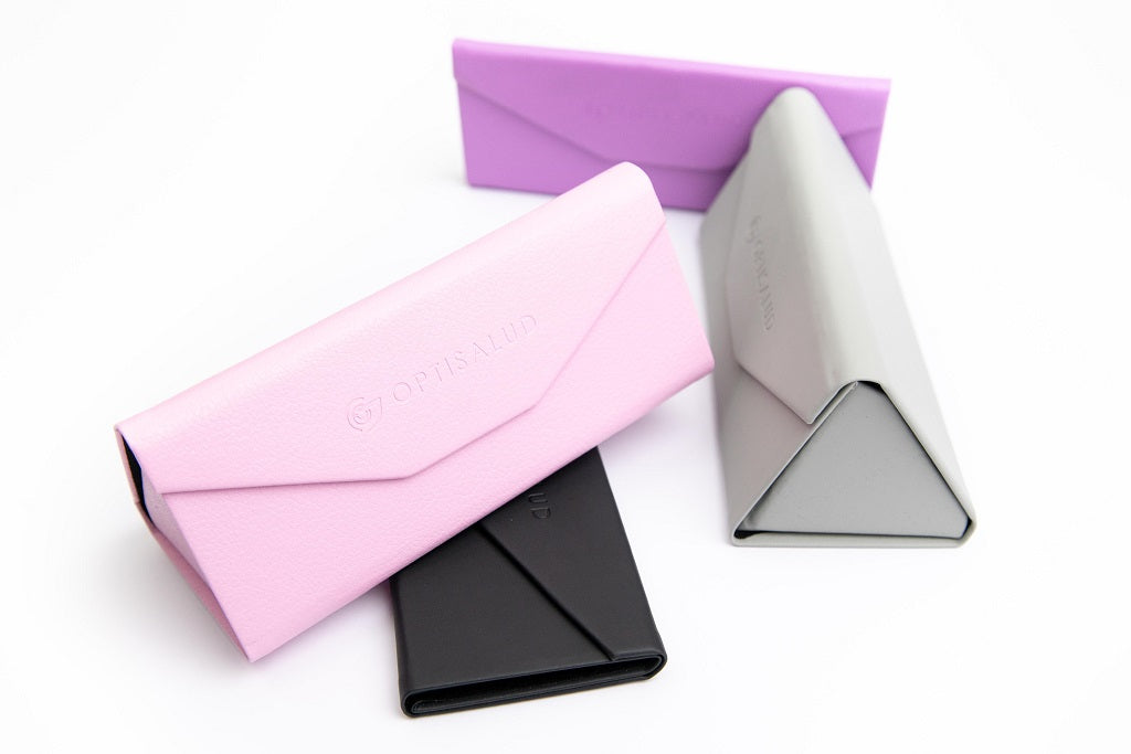 Estuche Magnético Plegable Lentes Ópticos Color Morado, Óptica Online Optisalud, Chile, Temuco, Osorno, Santiago - 4