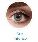 Lentes de contacto cosméticos de colores grises intenso, lentillas de colores Freshlook Colorblends neutros. Óptica Online Optisalud.