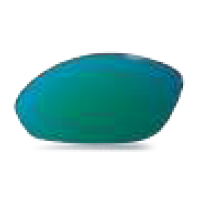 Cristal para gafa polarizada con espejado Xperio color Polar Green