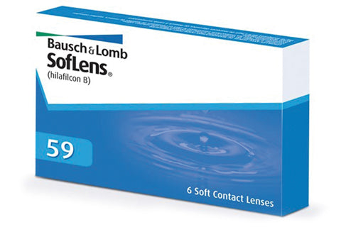 Lentes de contacto Soflens59 del Laboratorio Bausch&Lomb. Miopía o Hipermetropía. Optica Online Optisalud. Lentes de Contacto Chile, Temuco, Santiago, Concepción, Antofagasta, Talcahuano, Puerto Montt, Temuco.