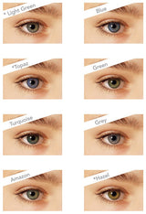 Lentes de contacto cosméticos formulados con aumento de colores con receta, lentillas de colores starcolors 2 ii formulados con aumento de receta de lentes. Óptica Online Optisalud.