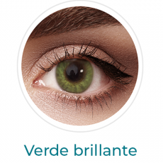 Lentes de contacto de color verde brillante sin aumento, lente de contacto de color neutro cosméticos de colores, Air optix colors neutros. Óptica Online Optisalud.