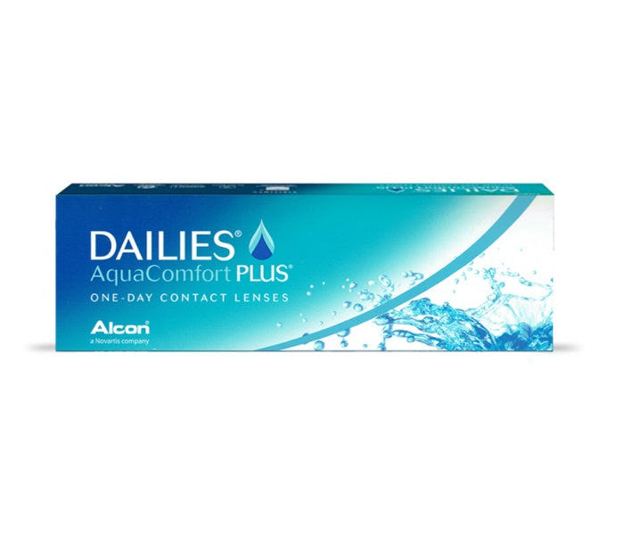 Dailies AquaComfort Plus. Lente de contacto óptico blando de uso diario. Caja para 30 días.