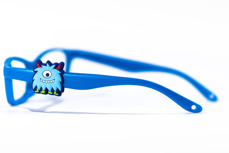 Accesorios para armazones de lentes ópticos infantiles miraflex, accesorios miraflex encanto twins monster para marcos de anteojos ópticos flexibles infantiles para niños.