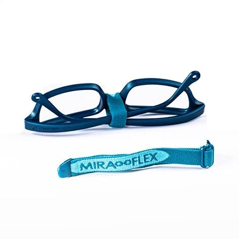 Faja o banda elástica de repuesto para marcos o armazones de lentes ópticos infantiles flexibles e irrompibles miraflex color vm